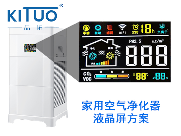 家用空氣凈化器液晶屏方案